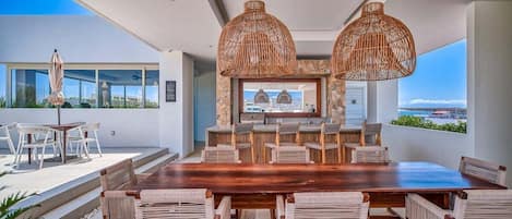 Condo, Multiple Beds, Pool Access, Ocean View (Pavilion Bucerias 205) | Outdoor dining