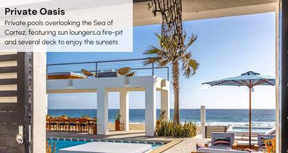 Oceanfront 10 BR Villa With Pool - Jacuzzi - Beach