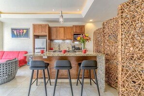 Studio, 1 très grand lit, cuisine, vue océan (V177 303) | Intérieur