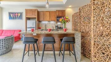 Estudio, 1 cama King size, cocina, vista al océano (V177 303) | Interior