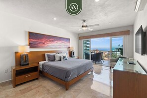 Apartamento, várias camas, cozinha, vista para o oceano (Cielo 301) | 2 quartos, individualmente decorados, individualmente mobiliados