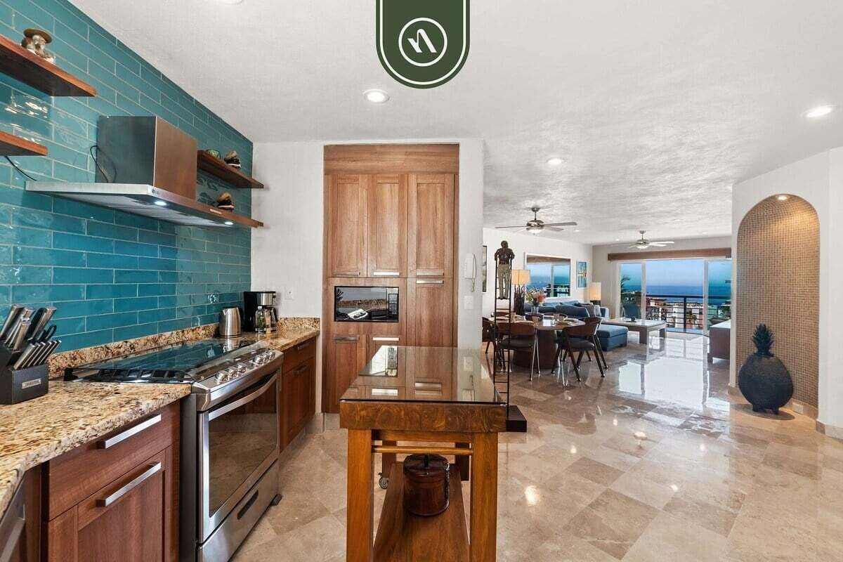 Apartment, Multiple Beds, Balcony, Ocean View (Cielo 301) | Private kitchen