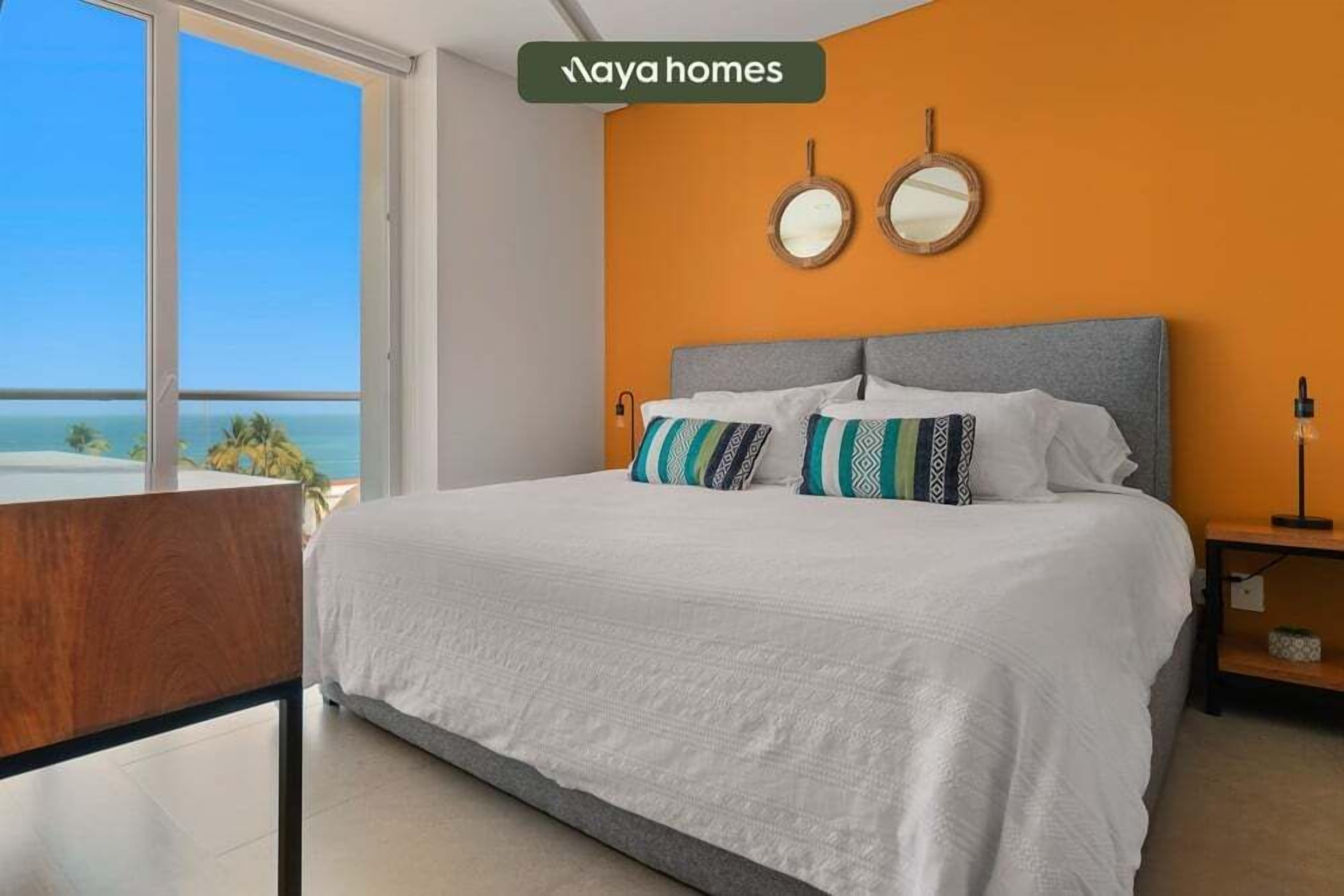 Condo, 1 King Bed with Sofa bed, Pool Access, Beach View (505 Torre Ambar) | 1 bedroom, individually decorated, individually furnished, bed sheets