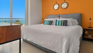 Apartment, 1 King Bed, Kitchen, Beach View (505 Torre Ambar) | 1 bedroom, individually decorated, individually furnished - New 1 Br Unit 2 Min From Beach - Pool - King Bed (Puerto Vallarta)