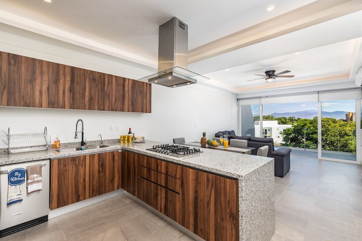 Appart'hôtel, plusieurs lits, cuisine, vue piscine (Believe Condo Flamingos Believe 302) | Cuisine privée