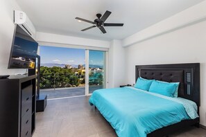 Condo, Multiple Beds, Kitchen, Pool View (Believe Condo Flamingos Believe 302) | 3 bedrooms, individually decorated, individually furnished, bed sheets - Believe Condo Flamingos Believe 302 (Bucerías)