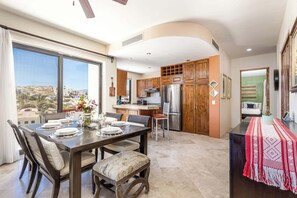 Appartement, meerdere bedden, patio, uitzicht op oceaan (Alegranza 101) | Dineren