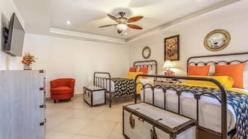 Condo, Multiple Beds, Patio, Ocean View (Hacienda Encantada 1708) | 2 bedrooms, individually decorated, individually furnished, bed sheets