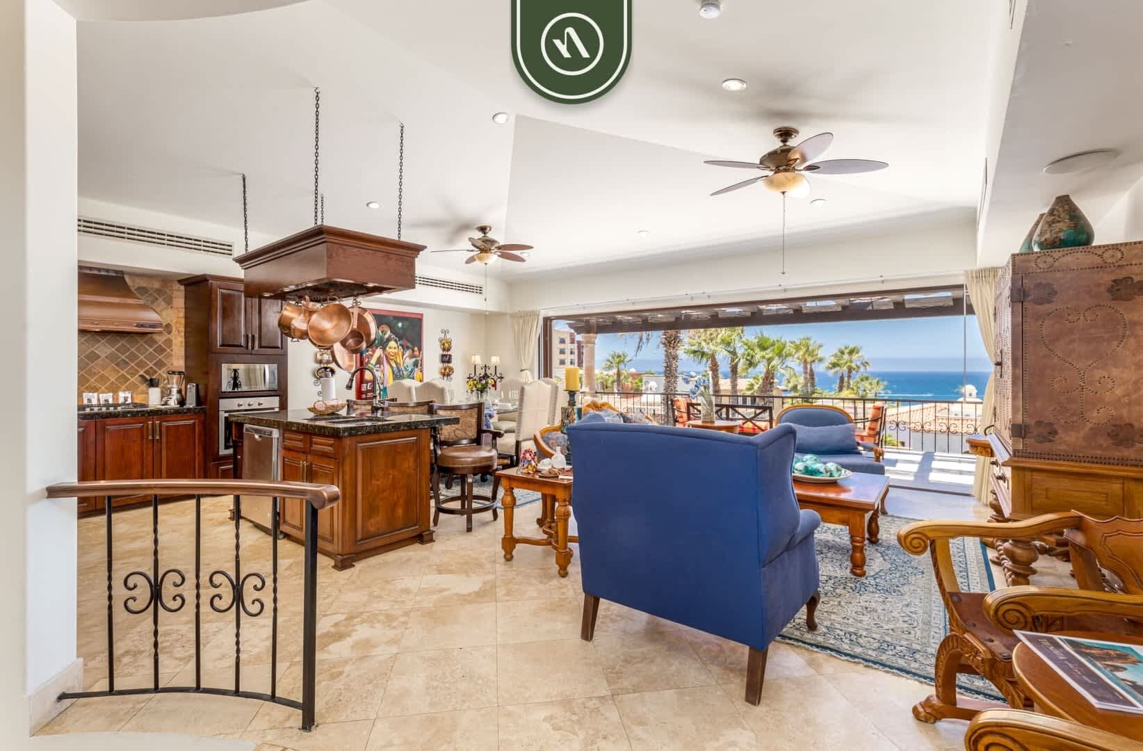 Biệt thự, nhiều giường, có thể sử dụng hồ bơi, quang cảnh biển (Hacienda Encantada Villa 2517) | Nội thất