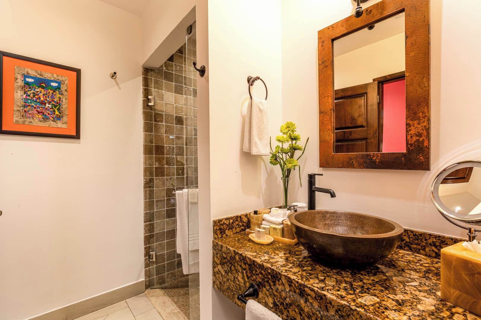 Condo, Multiple Beds, Patio, Ocean View (Hacienda Encantada 1706) | Bathroom | Towels