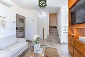 Townhouse, 2 Tempat Tidur Queen, dapur, pemandangan samudra (Camino del Mar 731) | Area keluarga | Televisi layar datar 42-inci dengan saluran TV digital
