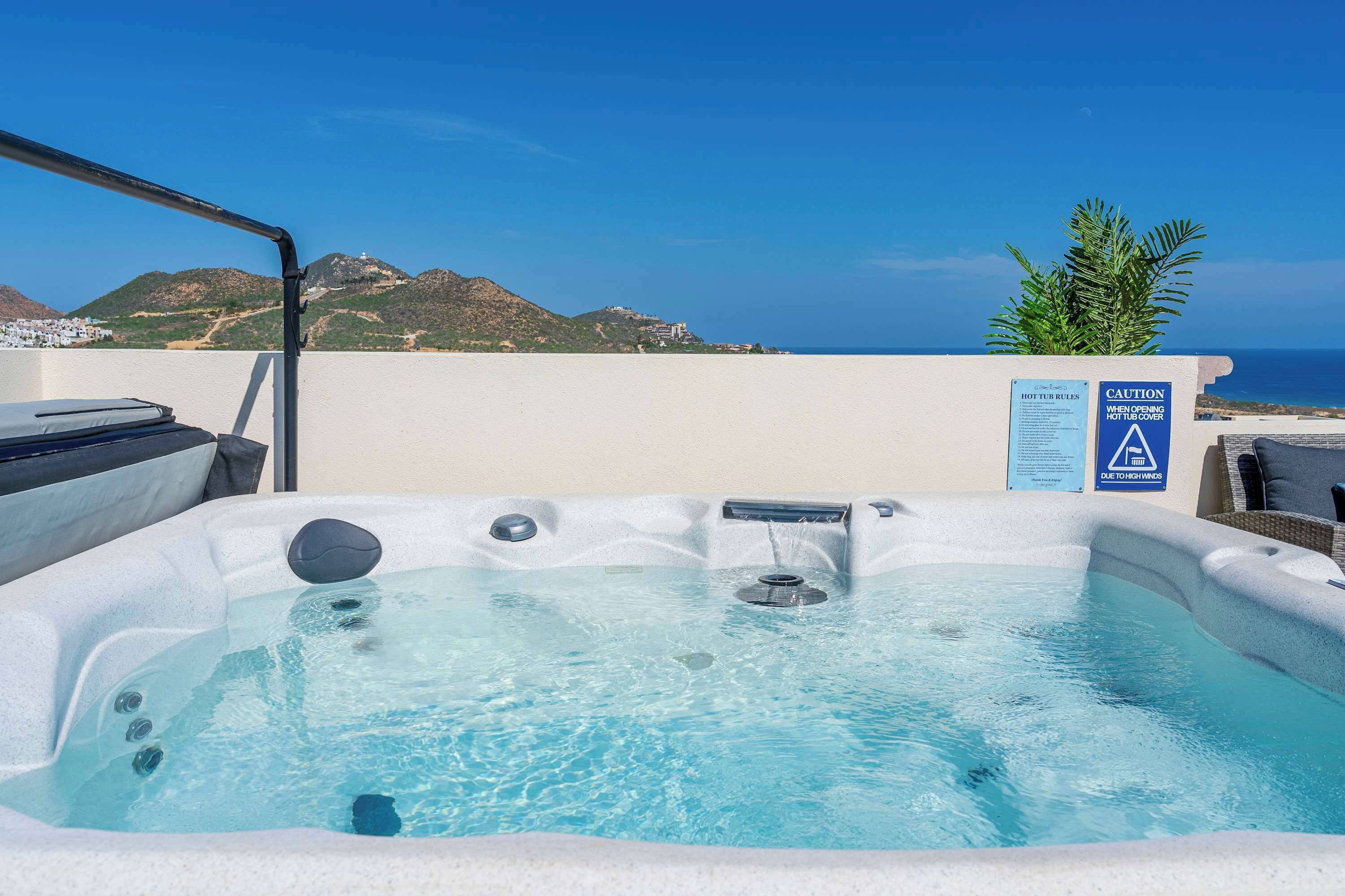 Resortwoning, Meerdere bedden, terras, uitzicht op zee (Copala 71) | Outdoor spabad