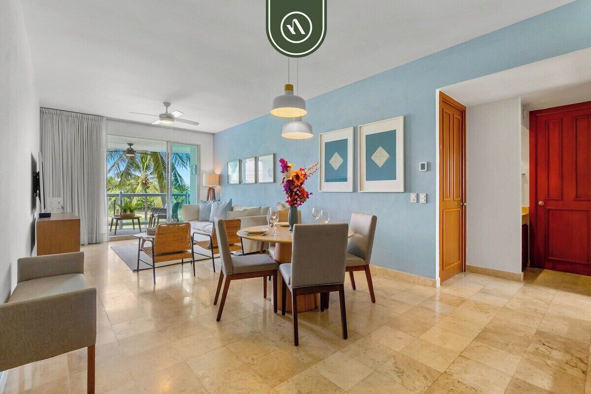 Lejlighed - flere senge - terrasse - strandudsigt (Balancan 302) | Interiør