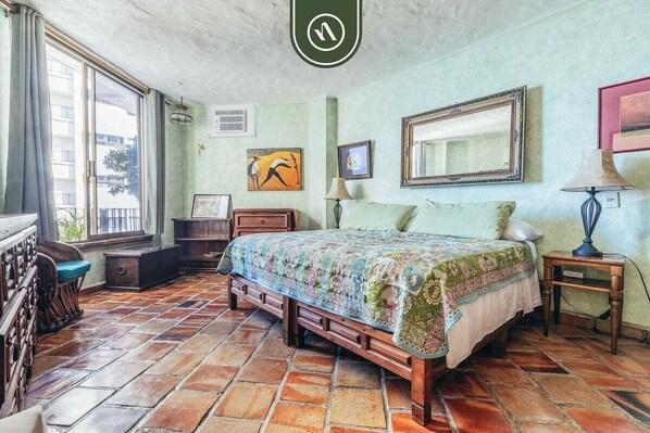 Departamento, varias camas, balcón, vista al océano (Vista del Sol 804) | 2 habitaciones, decoración personalizada y muebles diferentes 