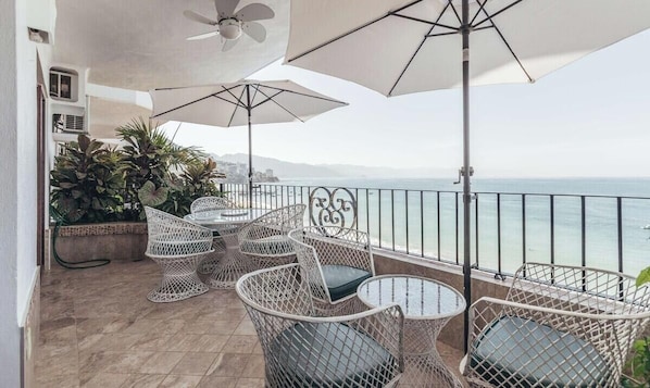 Apartment, Mehrere Betten, Poolzugang, Meerblick (711-VistadelSol) | Terrasse/Patio