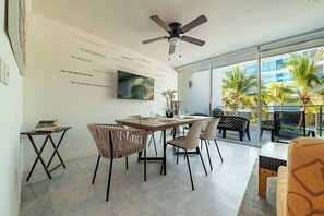 Apartment, Multiple Beds, Pool Access, Ocean View (Aria Ocean 179) | 1 bedroom, individually decorated, individually furnished