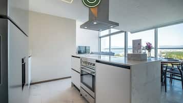 Condo, Multiple Beds, Pool Access, Ocean View (Maritima Playa 9R) | Private kitchen
