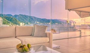 Appartement, Plusieurs lits, cuisine, vue sur l’océan (Orchid-8D) | Intérieur