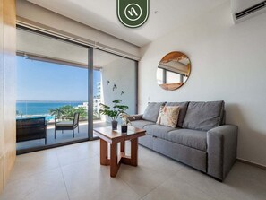 Living area - Oceanview 1 BR Condo - Private Beach - Pools (Nuevo Nayarit)