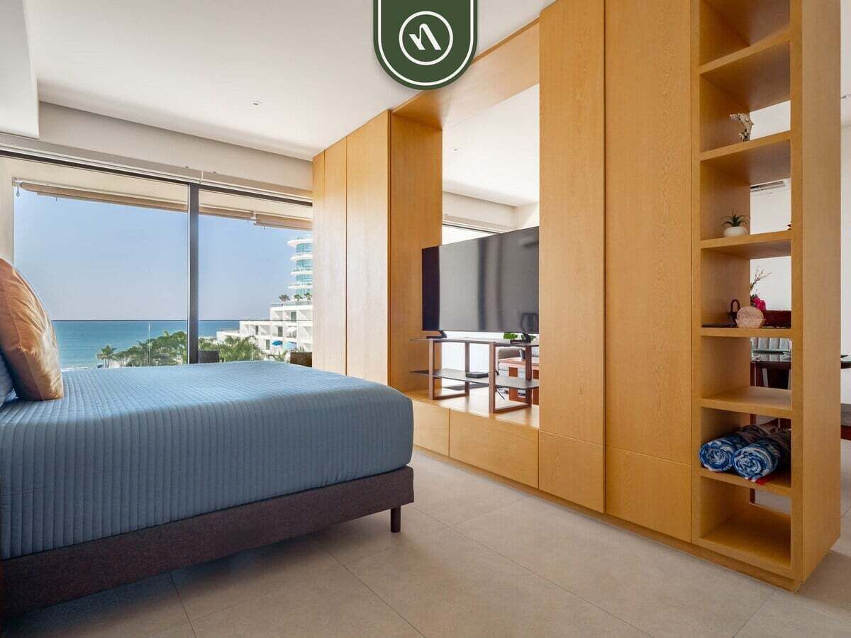 Apartment, 1 King-Bett und Schlafsofa, Poolzugang, Meerblick (Aria Ocean T3 603)