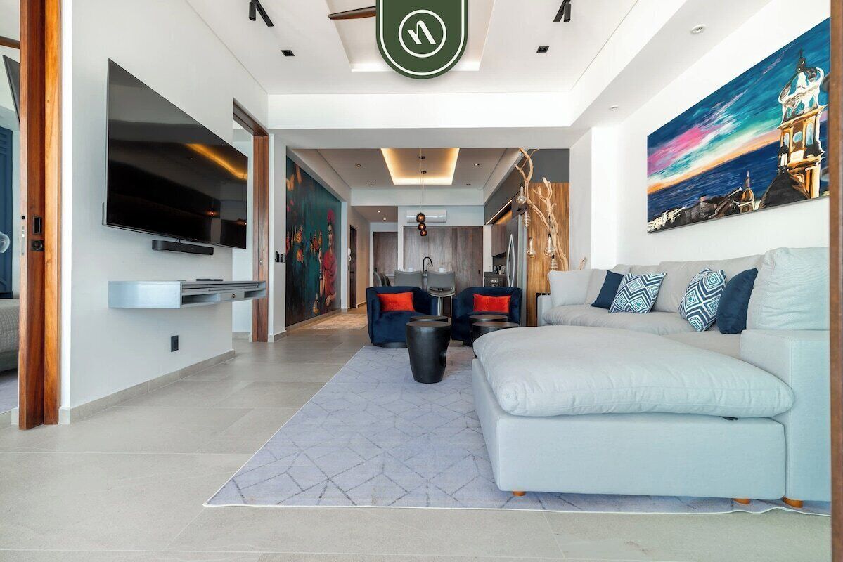 Condo, Multiple Beds, Pool Access, Ocean View (Las Verandas 503) | Living area | MP3 dock