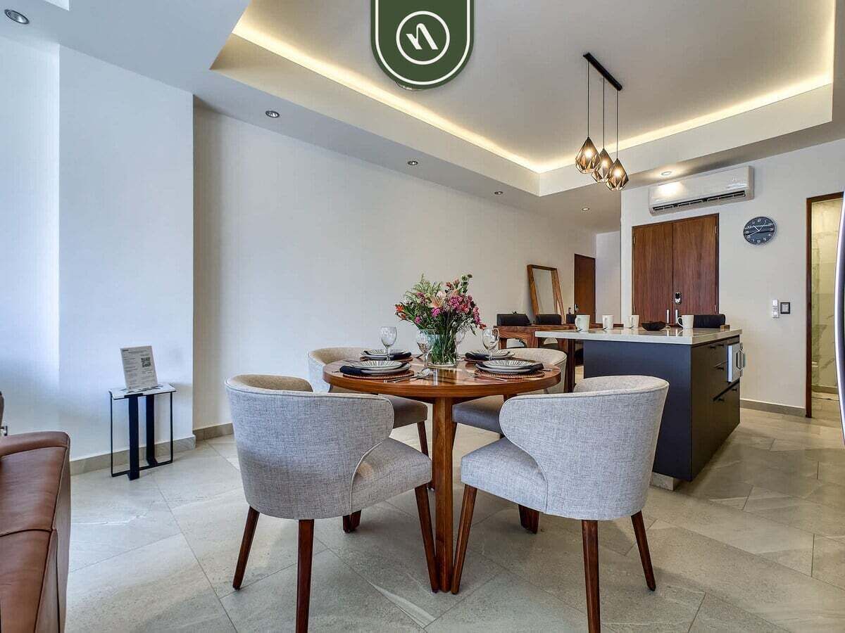 Appartement, meerdere bedden, toegang tot zwembad, uitzicht op bergen (Esquina Versalles 204) | 2 slaapkamers, individueel gedecoreerd, individueel gemeubileerd