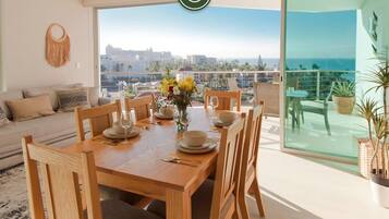 Appartamento, 2 letti matrimoniali, cucina, vista oceano (Aria Ocean T1 702) | Ristoranti