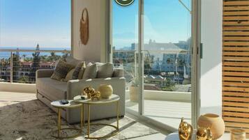 Apartment, 2 Double Beds, Pool Access, Ocean View (Aria Ocean T1 702) | Living area