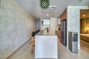 公寓, 多张床, 厨房, 海滩景观 (Ki Green T200 C304) | 用餐