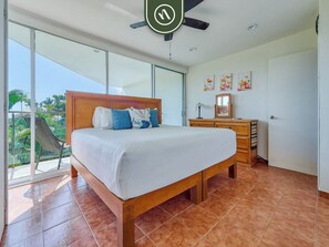 Apartment, Multiple Beds, Pool Access, Beach View (Aria Ocean T1 124) | 2 bedrooms, individually decorated, individually furnished, bed sheets