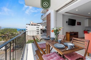Condo, Multiple Beds, Pool Access, Ocean View (The Park 406) | View from room - Elegant 2 BR Condo With Amazing Rooftop Pool (Puerto Vallarta)