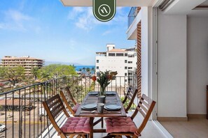 Condo, Multiple Beds, Pool Access, Ocean View (The Park 406) | Outdoor dining - Elegant 2 BR Condo With Amazing Rooftop Pool (Puerto Vallarta)