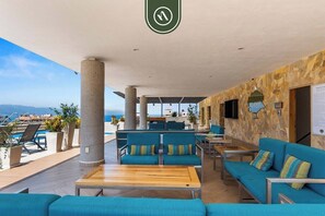 Condo, Multiple Beds, Pool Access, Ocean View (The Park 406) | Outdoor dining - Elegant 2 BR Condo With Amazing Rooftop Pool (Puerto Vallarta)