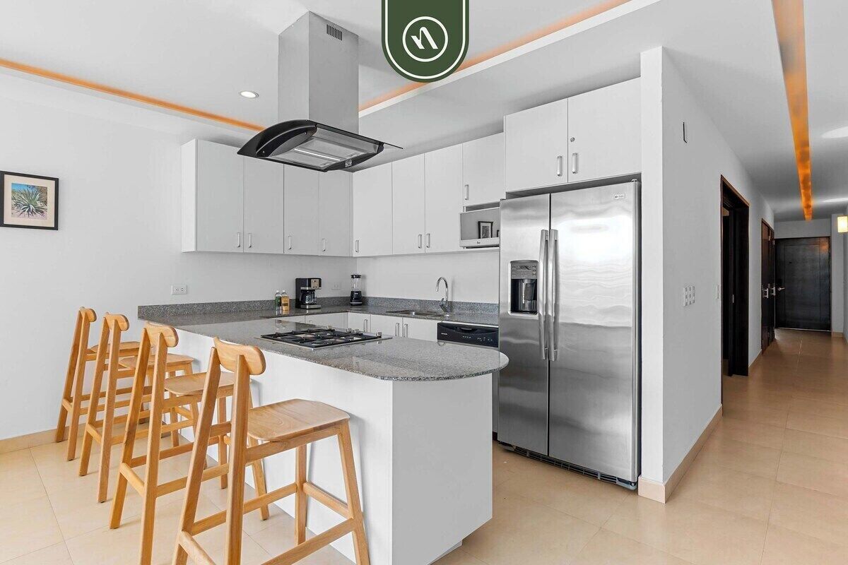 Appart'hôtel, plusieurs lits, accès piscine, vue océan (The Park 306) | Cuisine privée