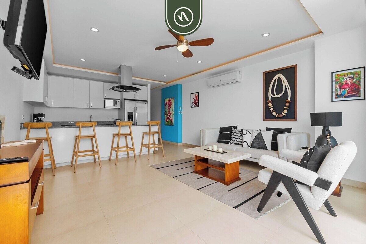 Condo, Multiple Beds, Pool Access, Ocean View (The Park 306) | Living area