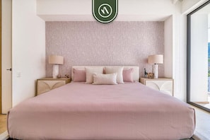 อพาร์ทเมนท์, เตียงคิงไซส์ 1 เตียง และโซฟาเบด, อ่างน้ำร้อน, วิวทะเล (Soho PV 705) | 1 ห้องนอน, ห้องพักตกแต่งอย่างมีเอกลักษณ์, ตกแต่งพิเศษโดยเฉพาะ