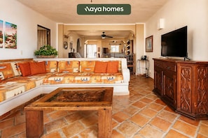 Condo, Multiple Beds, Pool Access, Ocean View (206-VistadelSol) | Living area