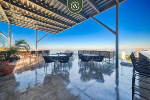Apartment, Multiple Beds, Hot Tub, Ocean View (The Ava Unit 16) | Outdoor dining