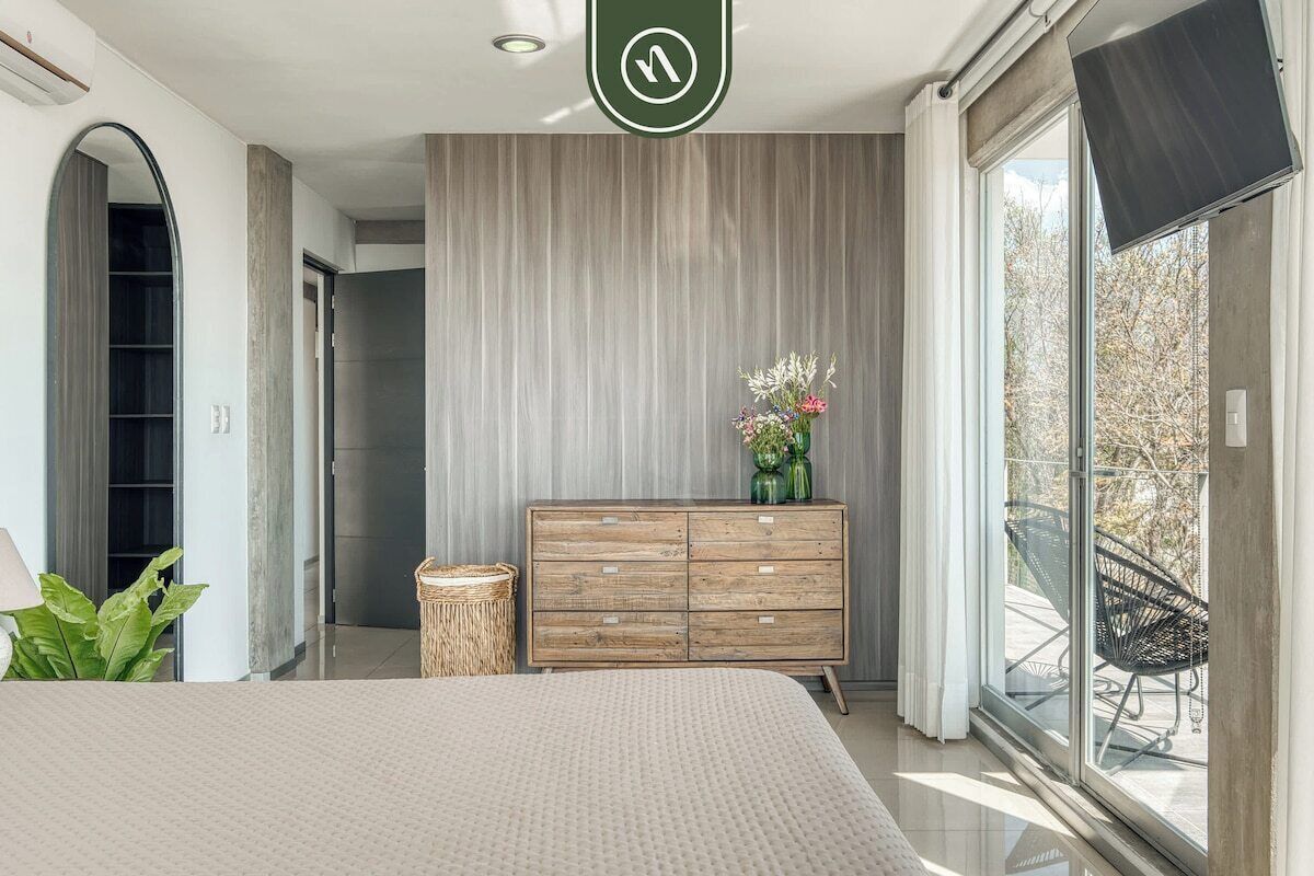 Leilighet, flere senger, balkong, byutsikt (Condominio Olimpo A2) | 3 soverom, individuelt dekorert, individuelt innredet og sengetøy