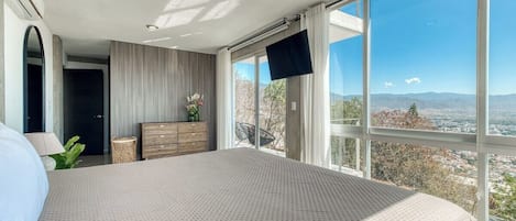 コンドミニアム ベッド (複数台) バルコニー シティビュー (Condominio Olimpo A2) | 3 室のベッドルーム、客室ごとに異なる装飾、客室ごとに異なるインテリア、ベッドシーツ