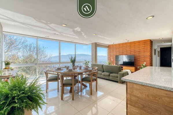 Condo, Multiple Beds, Balcony, City View (Condominio Olimpo A2) | Interior - 3 BR Condo - Panoramic Views - 5 Min to Downtown (Oaxaca)