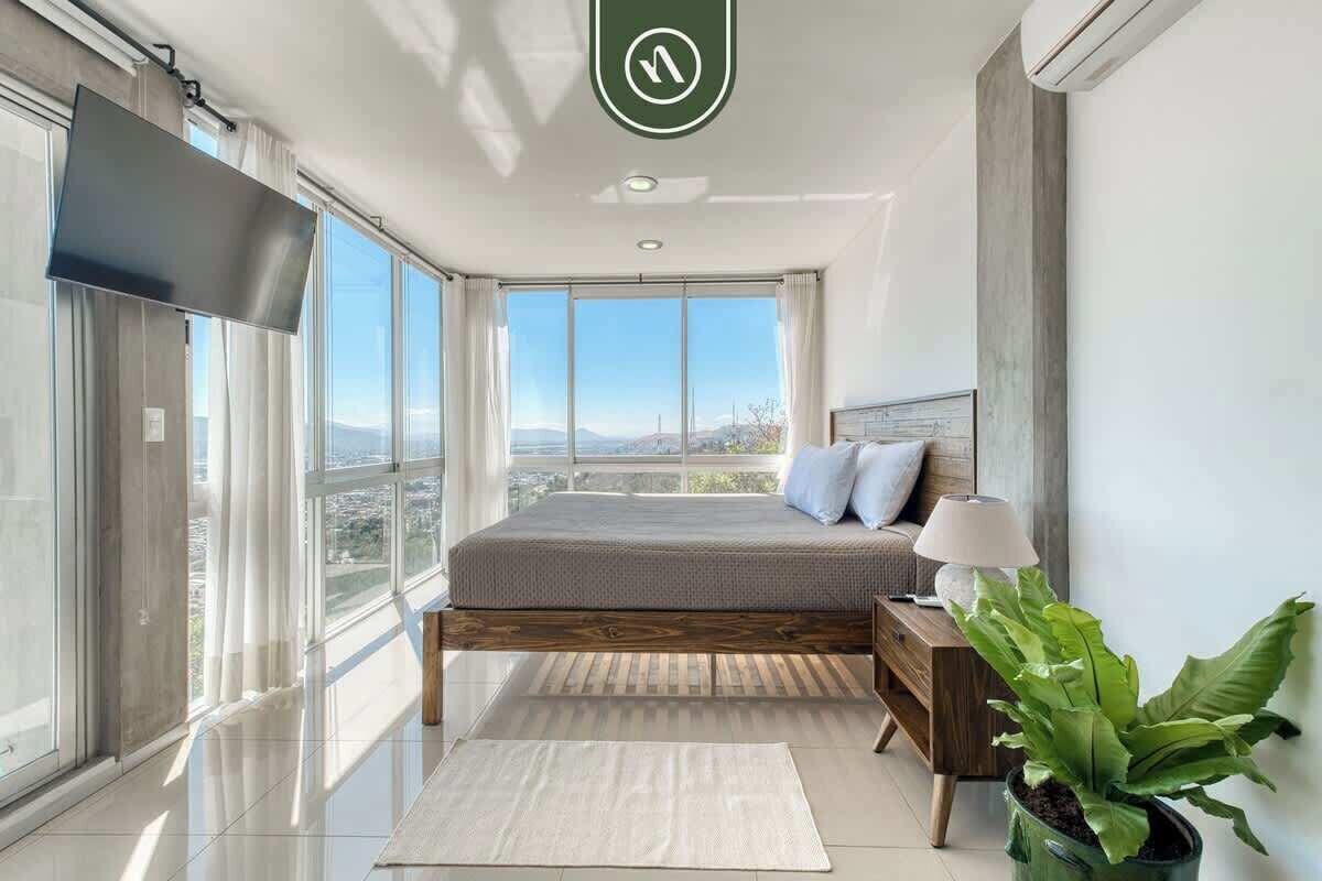 Rumah, Beberapa Tempat Tidur, dapur, pemandangan kota (Condominio Olimpo A2) | 3 kamar tidur dan didekorasi berbeda-beda