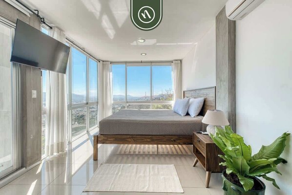 Casa, varias camas, cocina, vista a la ciudad (Condominio Olimpo A2) | 3 habitaciones, decoración personalizada y muebles diferentes