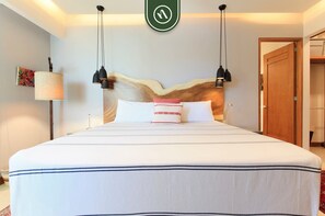 Apartamento, 1 cama King, cozinha, vista para a praia (V Estrella - 104) | 1 quarto, individualmente decorados, individualmente mobiliados