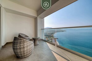 아파트, 킹사이즈침대 1개 및 소파베드, 주방, 바다 전망 (Harbor 171 Torre Norte 2602) | 내부