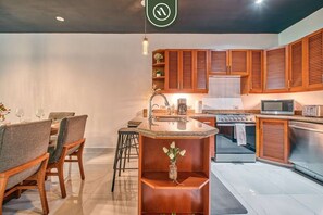 Apartment, Multiple Beds, Kitchen, Ocean View (Sonnrisa-1) | Private kitchen | Dining tables - Modern 2BR Condo in Old Town - Private Terrace (Puerto Vallarta)