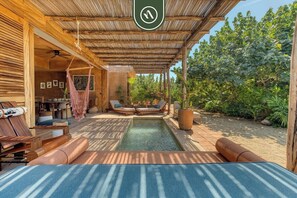 Pool - Stunning Two-bedroom Ocean View House - Mazul (Santa María Tonameca)