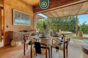 Condo, 2 Queen Beds, Terrace, Ocean View (Mazul 2) | Outdoor dining - Stunning Two-bedroom Ocean View House - Mazul (Santa María Tonameca)