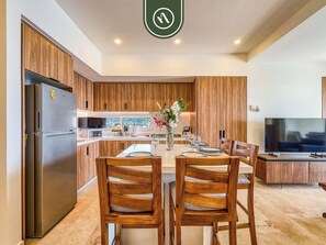 Condo, 1 King Bed with Sofa bed, Balcony, Ocean View (Harbor 171 Unit 1009) | Private kitchen | Electric kettle - New Oceanview Condo With Beach - Pools - Gym (Puerto Vallarta)