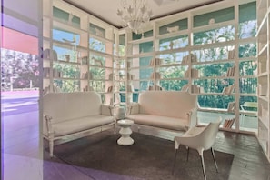 Apartment, Mehrere Betten, Kamin, Meerblick (1201-Icon 3-PV) | Innenbereich